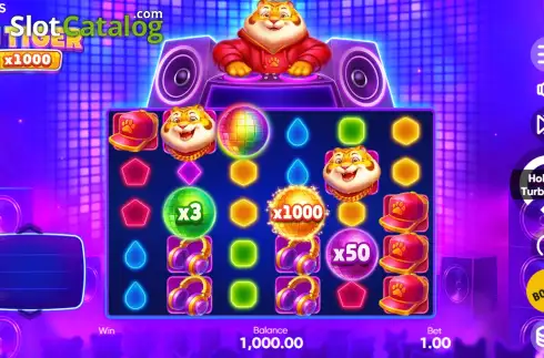 Οθόνη2. DJ Tiger x1000 Κουλοχέρης