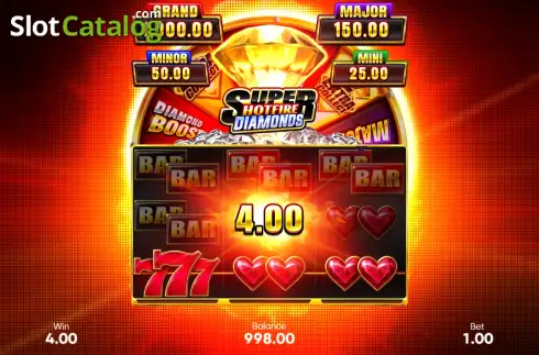 Οθόνη3. Super Hotfire Diamonds Κουλοχέρης 
