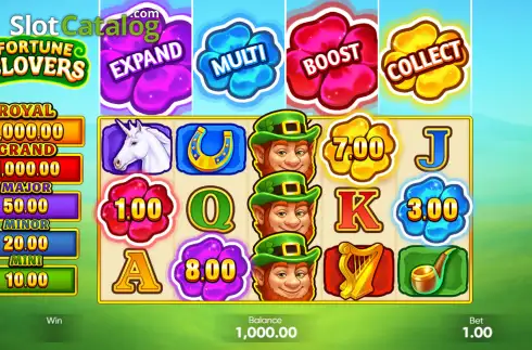 Οθόνη2. 4 Fortune Clovers Κουλοχέρης