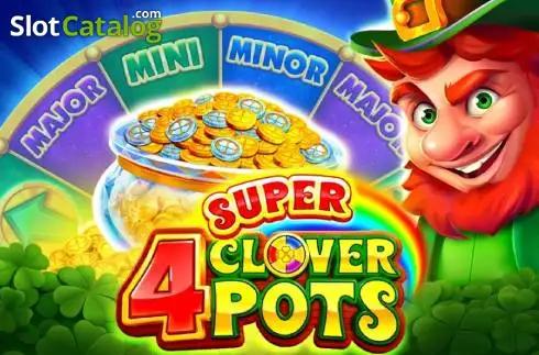 4 Super Clover Pots Κουλοχέρης 