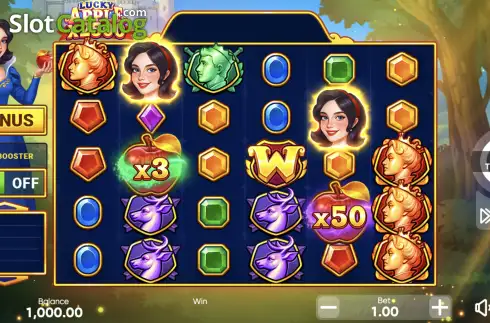 Οθόνη2. Lucky Apple x2500 Κουλοχέρης