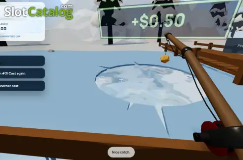 Οθόνη3. Ice Fishing Frenzy 3D Κουλοχέρης