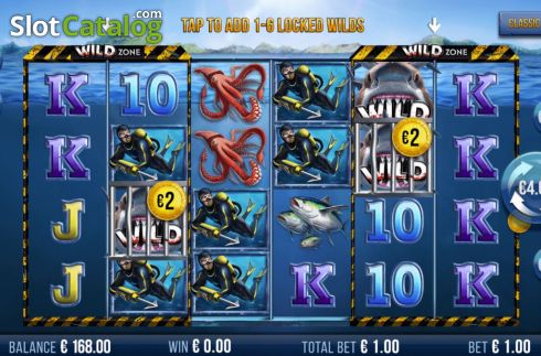 Οθόνη6. 6 Wild Sharks Κουλοχέρης