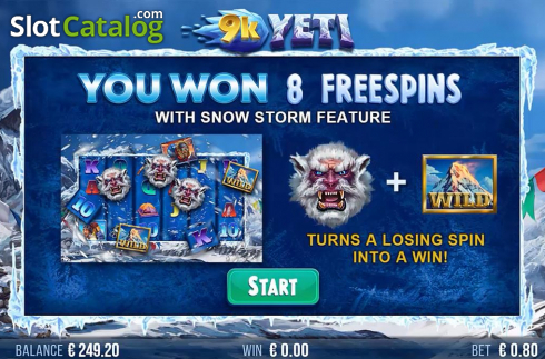 Οθόνη7. 9K Yeti Κουλοχέρης