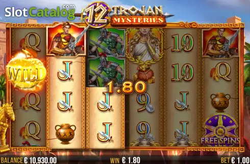 Οθόνη5. 12 Trojan Mysteries Κουλοχέρης