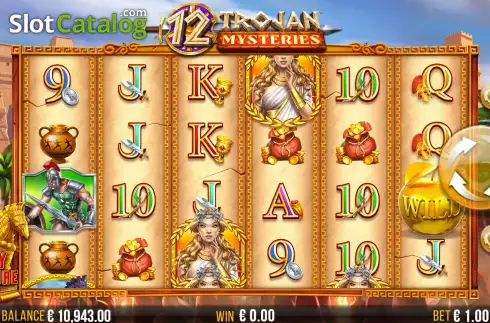 Οθόνη3. 12 Trojan Mysteries Κουλοχέρης