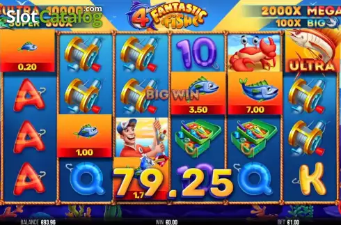 Οθόνη3. 4 Fantastic Fish Κουλοχέρης 