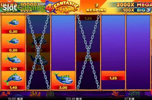 Οθόνη7. 4 Fantastic Fish Κουλοχέρης 