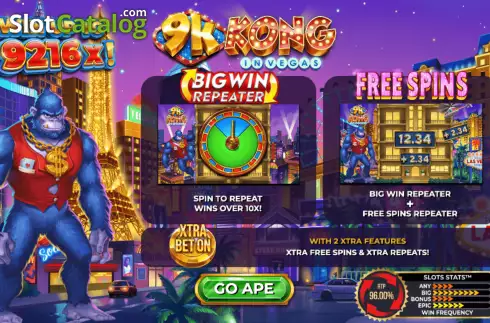 Οθόνη2. 9K Kong in Vegas Κουλοχέρης