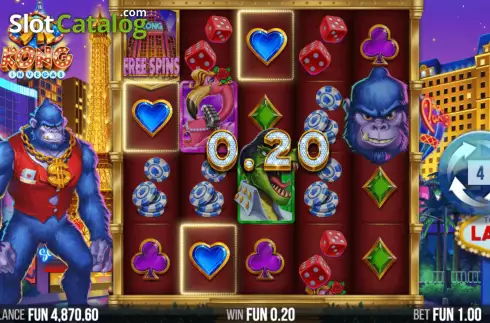 Οθόνη4. 9K Kong in Vegas Κουλοχέρης
