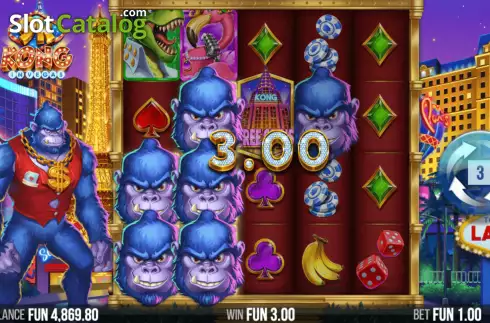Οθόνη5. 9K Kong in Vegas Κουλοχέρης