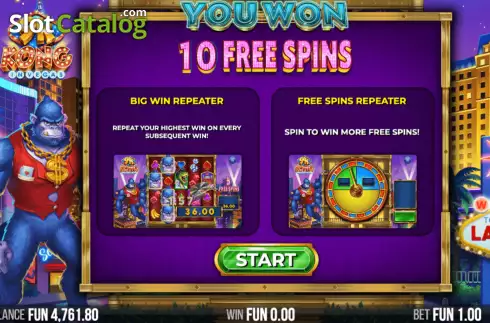 Οθόνη9. 9K Kong in Vegas Κουλοχέρης