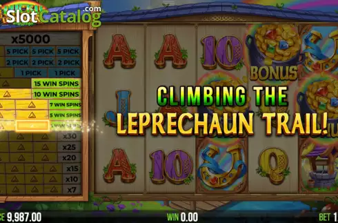 Οθόνη9. 3 Lucky Leprechauns Κουλοχέρης 