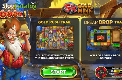 Οθόνη2. 5k Gold Mine Dream Drop Κουλοχέρης