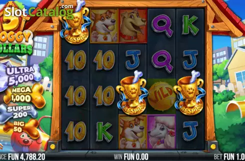 Οθόνη8. 5 Doggy Dollars Κουλοχέρης 
