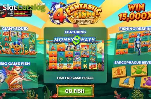 Οθόνη2. 4 Fantastic Fish in Egypt Κουλοχέρης 