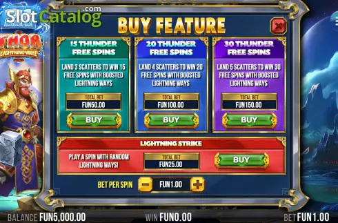 Οθόνη3. 21 Thor Lightning Ways Κουλοχέρης