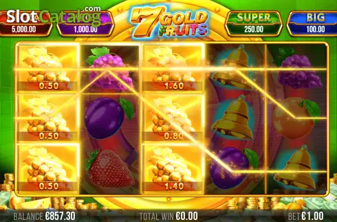 Οθόνη4. 7 Gold Fruits Κουλοχέρης