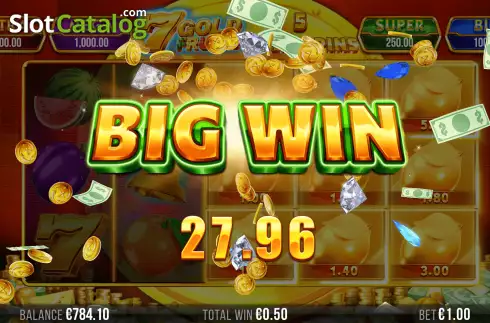 Οθόνη8. 7 Gold Fruits Κουλοχέρης