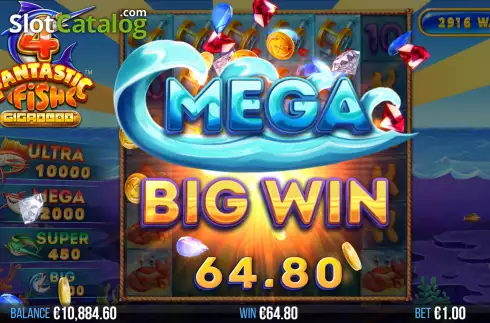 Οθόνη8. 4 Fantastic Fish Gigablox Κουλοχέρης