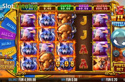 Οθόνη3. 5 Wild Buffalo 2 Κουλοχέρης
