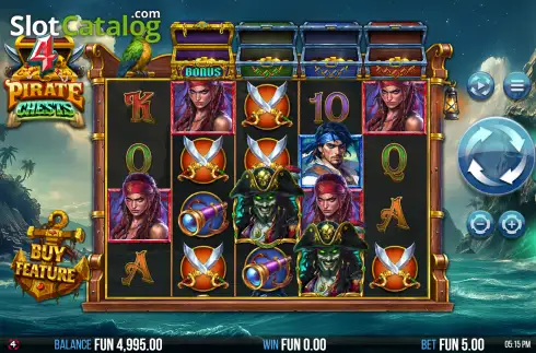 Οθόνη2. 4 Pirate Chests Κουλοχέρης