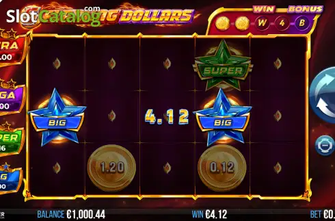 Οθόνη3. 5 Flaming Dollars Κουλοχέρης