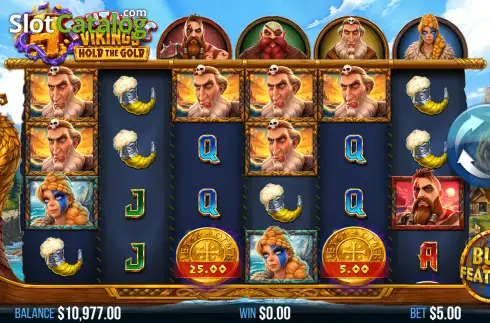 Οθόνη2. 4 Fantastic Vikings Hold the Gold Κουλοχέρης 