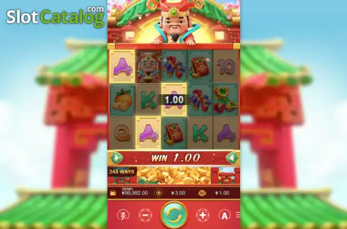 Οθόνη3. God of Fortune (5G Games) Κουλοχέρης