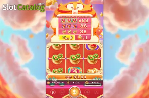 Οθόνη3. Lucky Tiger (5G Games) Κουλοχέρης