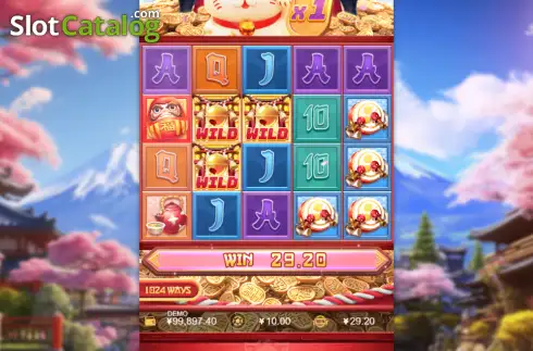 Οθόνη3. Lucky Neko (5G Games) Κουλοχέρης