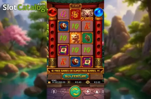 Οθόνη2. Dragon Tiger Showdown Κουλοχέρης