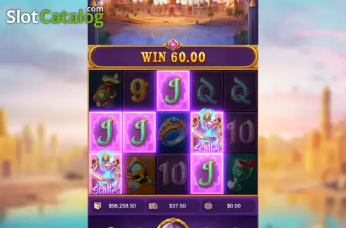 Οθόνη3. Genie's 3 Fortune Κουλοχέρης