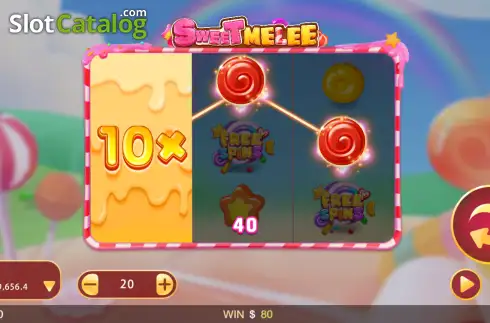 Οθόνη3. Sweet Melee Κουλοχέρης