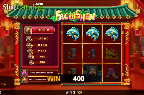 Οθόνη3. Fa Cai Shen (759 Gaming) Κουλοχέρης 