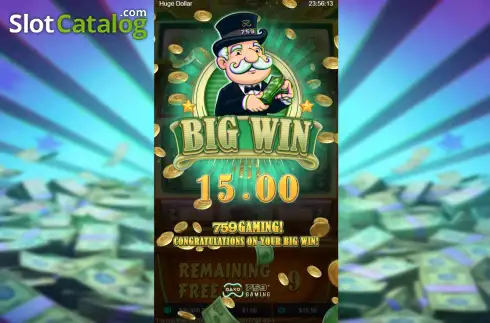 Οθόνη3. Huge Dollar Κουλοχέρης