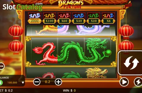 Οθόνη2. Dragon's Fortune (759 Gaming) Κουλοχέρης 