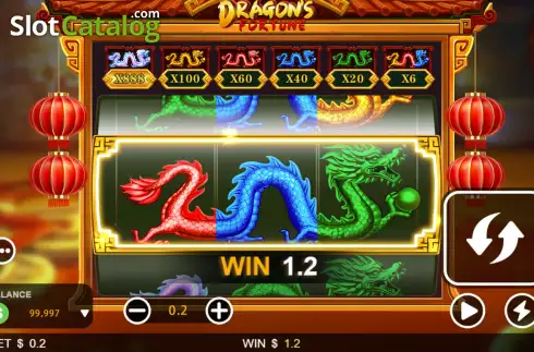 Οθόνη3. Dragon's Fortune (759 Gaming) Κουλοχέρης 