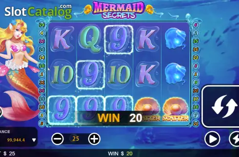 Οθόνη3. Mermaid Secrets Κουλοχέρης