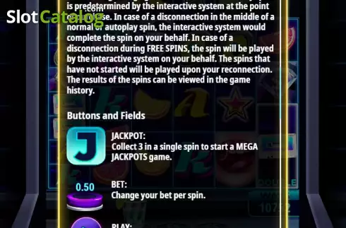 Οθόνη8. Mega Jackpots Disco Κουλοχέρης