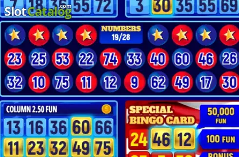 Οθόνη3. The American Bingo Κουλοχέρης