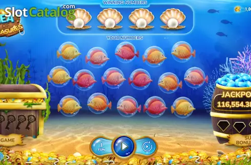 Οθόνη2. Sea of Treasures (7777 Gaming) Κουλοχέρης