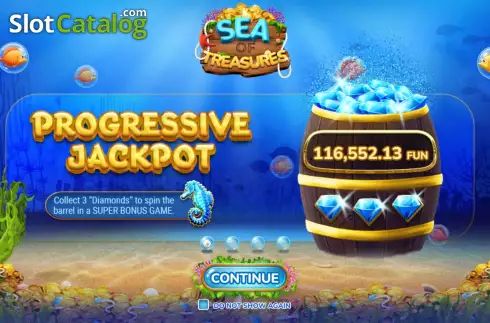 Οθόνη5. Sea of Treasures (7777 Gaming) Κουλοχέρης