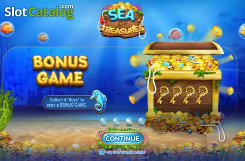 Οθόνη7. Sea of Treasures (7777 Gaming) Κουλοχέρης