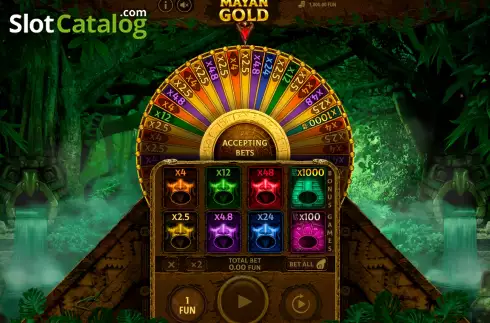 Οθόνη2. Mayan Gold (7777 Gaming) Κουλοχέρης