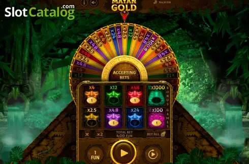 Οθόνη3. Mayan Gold (7777 Gaming) Κουλοχέρης