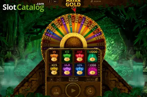 Οθόνη4. Mayan Gold (7777 Gaming) Κουλοχέρης