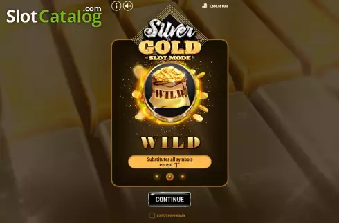 Οθόνη5. Silver and Gold Slot Κουλοχέρης