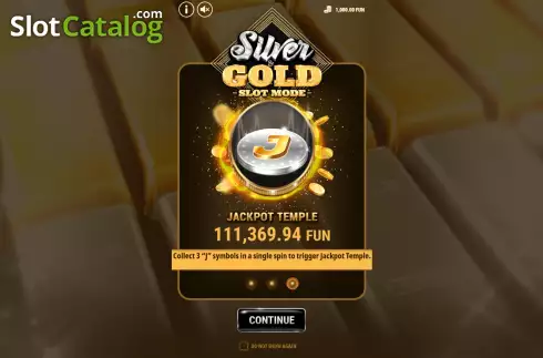 Οθόνη6. Silver and Gold Slot Κουλοχέρης