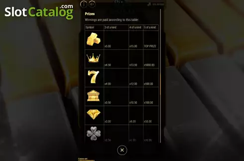 Οθόνη8. Silver and Gold Slot Κουλοχέρης